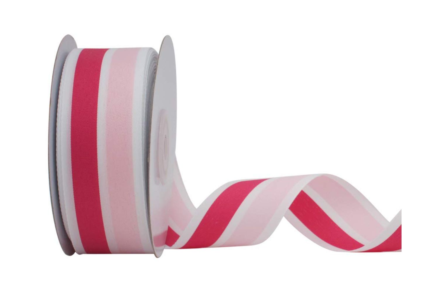 Tricolor Striped Woven Ribbon 1.5
