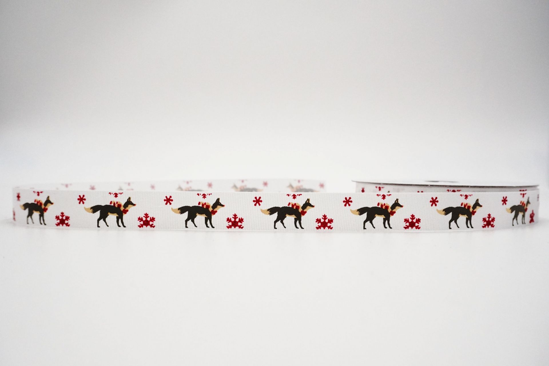 Winter Wolf Ribbon - Christmas Grosgrain | KING YOUNG