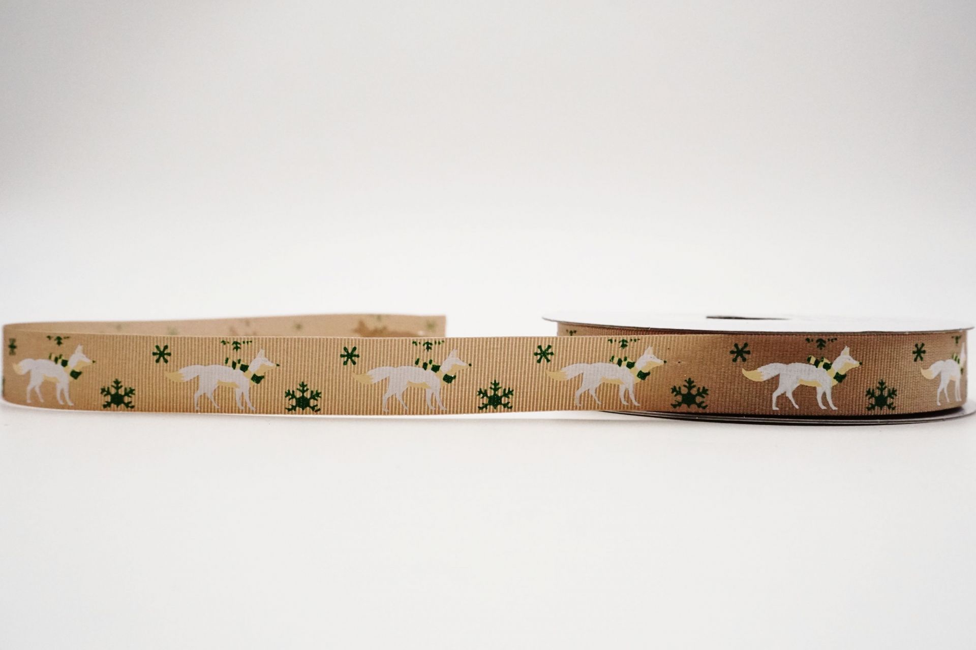 Winter Wolf Ribbon - Christmas Grosgrain | KING YOUNG