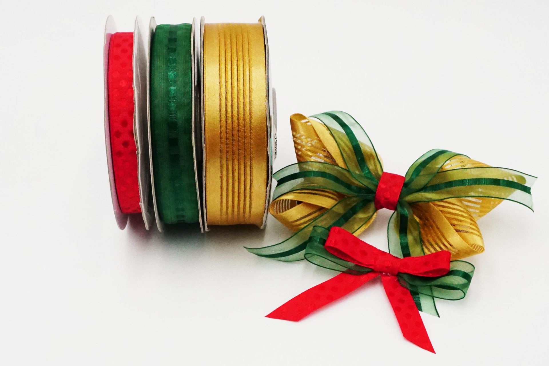 Conjunto de Cintas Transparentes de Navidad | Eleva tus manualidades con  lujosas cintas de satén, image size:1920x1280