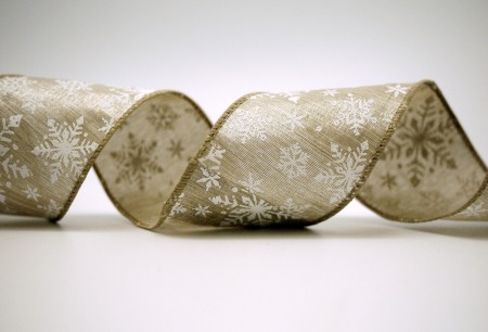Schaumdruck-Schneeflockenband