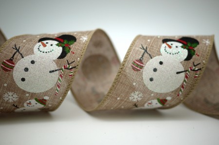 Wstążka z bałwankiem rodzicem i dzieckiem - Wstążka z bałwankiem rodzicem i dzieckiem