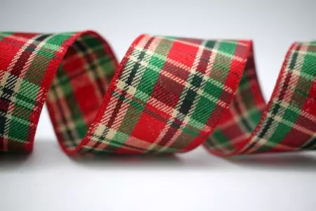 Wstążka w kratkę na Boże Narodzenie - Wstążka w kratkę na Boże Narodzenie