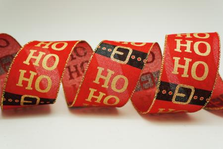 HOHOHO&圣诞老人腰带缎带