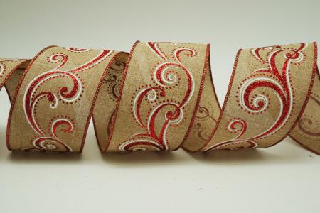 Лента из джута с узором - Лента из джута с узором