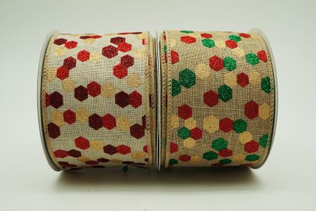 Hyder Ribbon Honeycomb Holiday Ribbon | Elevate Your Crafts with Luxurious Satin Ribbons