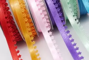 Λουλούδια Diecut Σατέν Κορδέλα - Λουλούδια Diecut Σατέν Κορδέλα