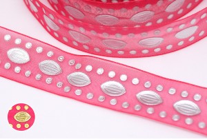 Organza Sheer Ribbon with Lamination - Organza Sheer Ribbon with Lamination