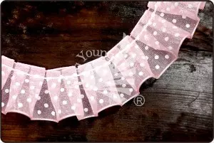 Nastro plissettato trasparente - Nastro plissettato trasparente (L469-4)