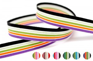 Organic Cotton Stripe Ribbon