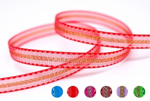 Metallic Center Sheer Ribbon - Metallic Center Sheer Ribbon