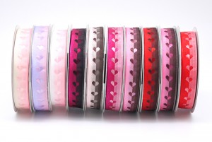 Nastro Bicolore a Cuore di San Valentino - Nastro Bicolore a Cuore di San Valentino