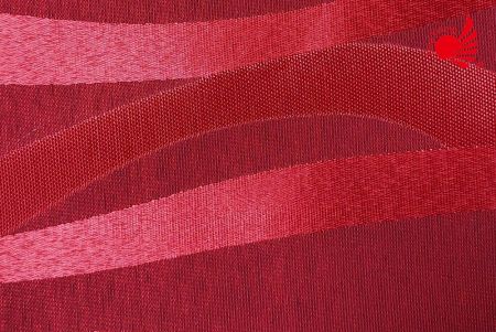 Paksu sileä grosgrain-kudos kangas/punainen 12-6