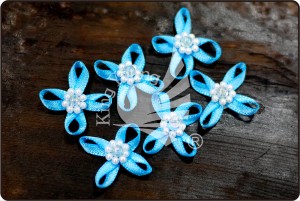 Satin Flower with Beading - Satin Flower with Beading (AF61-T631)