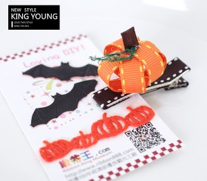 Pumpkin Hair Clip