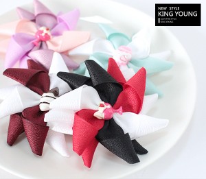 Sweet Ribbon Windmill Hair Clips