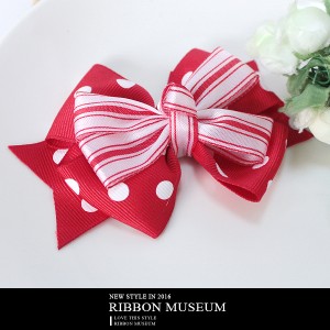 Red Fancy Double Bow
