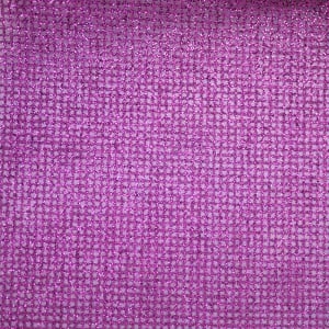 Tissu en organza à carreaux violets pailletés