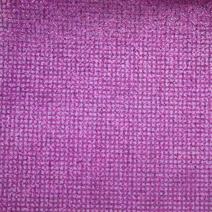 Tessuto di organza con motivo a quadretti con glitter viola - Tessuto di organza con motivo a quadretti con glitter viola