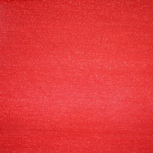Tissu métallique rouge étincelant