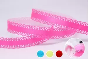 Peel and Stick Cutout Scallop Edge Ribbon - Peel and Stick Cutout Scallop Edge Ribbon