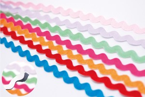模切波浪造型自黏式织带