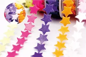 Peel and Stick Stars Ribbon - Peel and Stick Stars Ribbon
