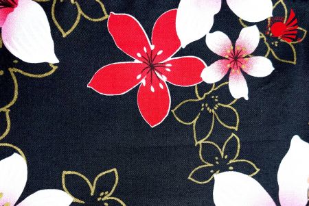 Tissu de fleurs complexes chinois 2-8