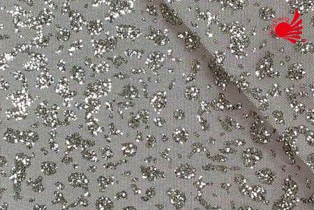 Glitter leopard patter Sheer Cloth 20-3