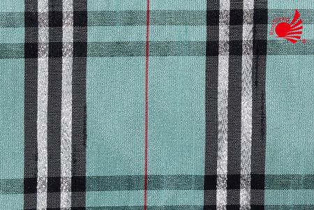 Класична шотландська тканина/бірюзово-зелена 23-11