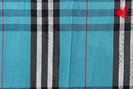 Класична шотландська тканина/синя 23-12