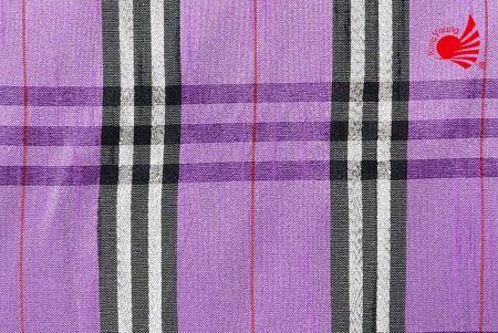 Класична шотландська тканина/фіолетова, чорна 23-3