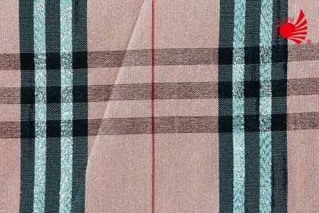 Класична шотландська тканина/пилово-рожева 23-6