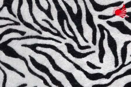 Fur with Zebra Print Cloth 28-2