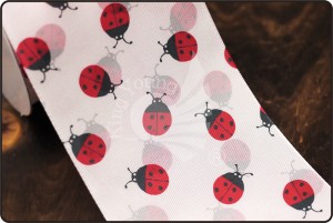 70mm Ladybug Print Ribbon