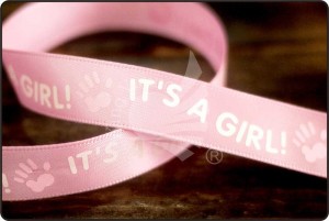 Wstążki z nadrukami na baby shower - Wstążki z nadrukami na baby shower