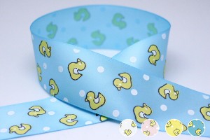 Żółta kaczka Wstążka satynowa - Żółta kaczka Wstążka satynowa