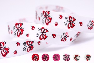 Butterfly & Heart Ribbon