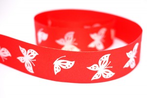 Irid White Motyl Drukuj Wstążka - Irid White Motyl Drukuj Wstążka