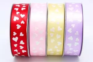 Wstążka z nadrukiem Wszystkie Serca - Wstążka z nadrukiem Wszystkie Serca