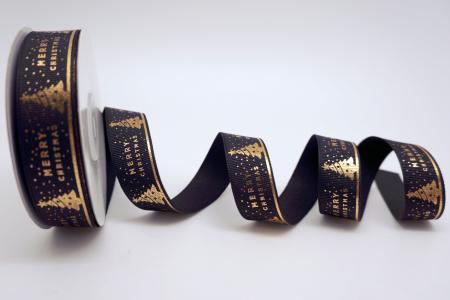 Goudfolie Vrolijk Kerstmis & Boom Lint - Goudfolie Vrolijk Kerstmis & Boom Lint