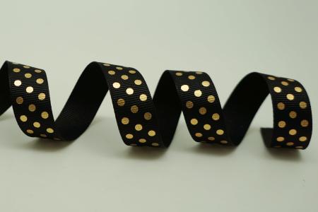 Gouden Folie Polka Dot Lint - Gouden Folie Polka Dot Lint