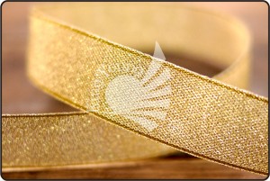 Dazzling Metallic Ribbon Gold