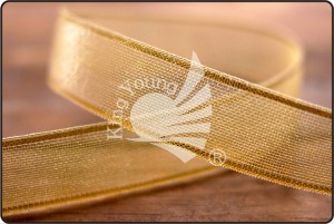 Gold Metallic Mesh Ribbon - Gold Metallic Mesh Ribbon
