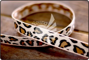 Nastro jacquard leopardato - Nastro jacquard leopardato