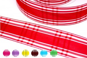 Wstążka w kratę_PFW196 - Wstążka w kratę(PFW196)