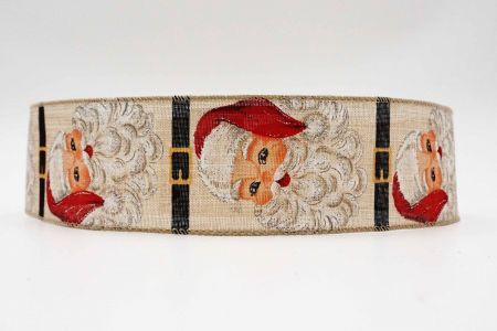 Amiable Santa Ribbon - Wired Christmas Décor | KING YOUNG