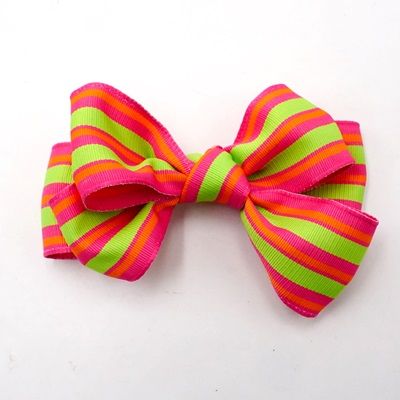 6 Loops One Piece Ribbon Hair Bow - 6 Loops One Piece Ribbon Hair Bow