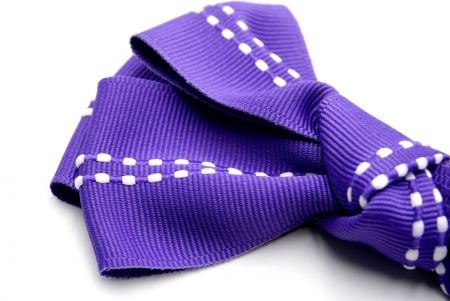 Violeta - Lazo de cinta para el cabello con 6 lazos y costura en el medio_BW640-K1285-11