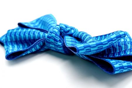 Blaues einzigartiges kariertes 6-Schleifen-Haarband_BW640-K1750-689